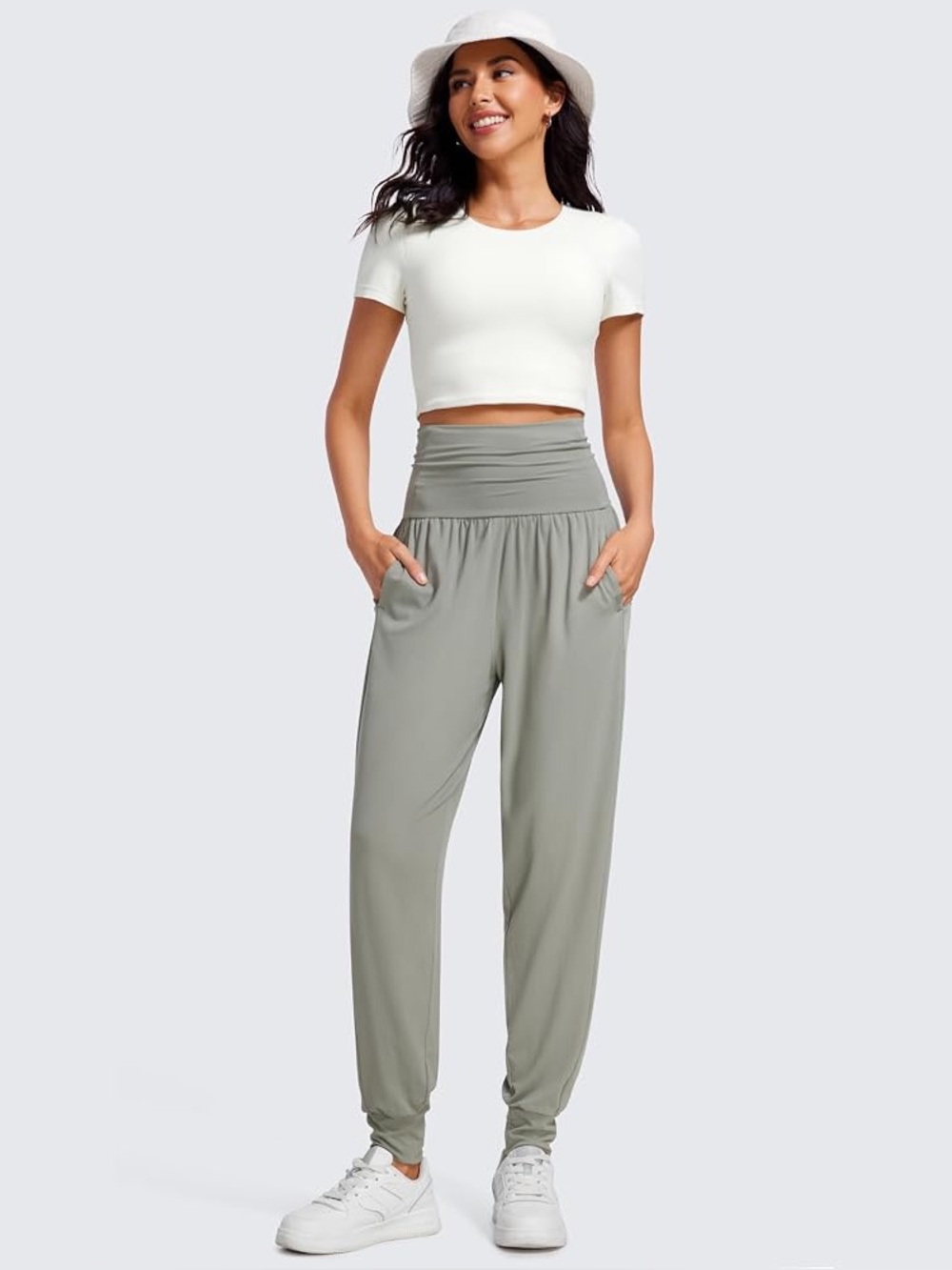 CRZ YOGA Fold Over Yoga Jogger size 12